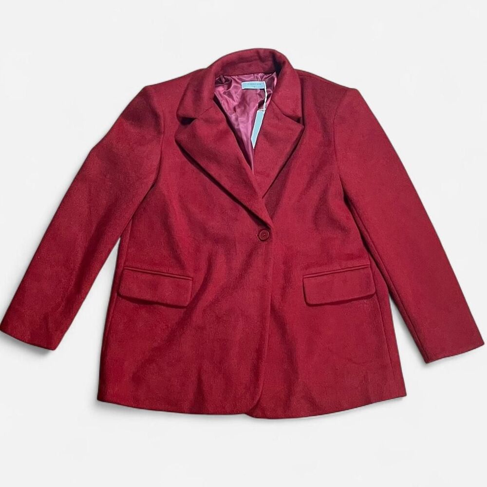 Unbranded Women's Red and Burgundy Jacket